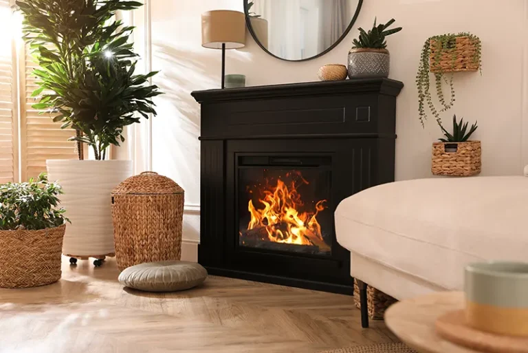 Gallery - Room interior with an electric fireplace - Sweep Your Chimney Room interior with an electric fireplace