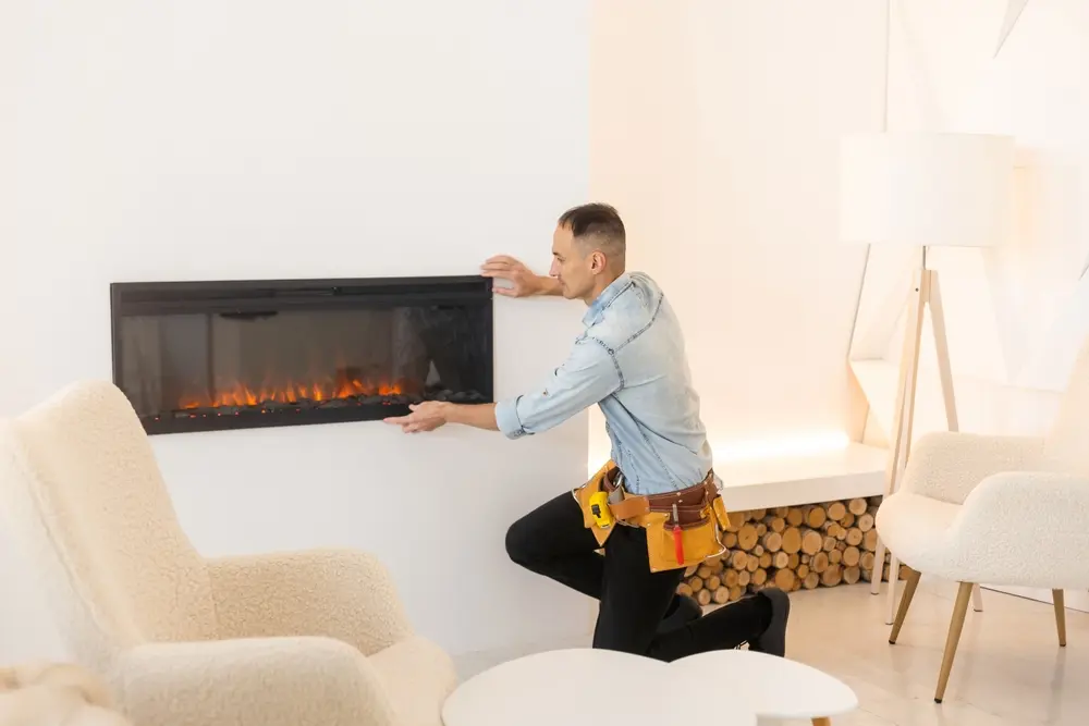 Fireplace worker, installation and repair