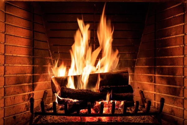 Fireplace,Burning,Wood,Logs,,Cozy,Warm,Home,Christmas,Time - Sweep Your Chimney Cozy fireplace