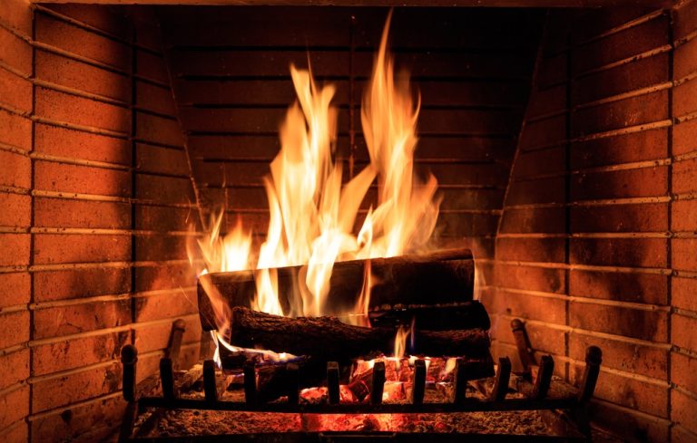 Fireplace,Burning,Wood,Logs,,Cozy,Warm,Home,Christmas,Time - Sweep Your Chimney Cozy fireplace